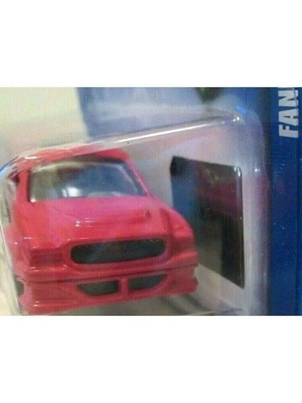 Vintage Die Cast Hot Wheels 2001 Fandango Red Metal Car NISP Factory Print ERROR